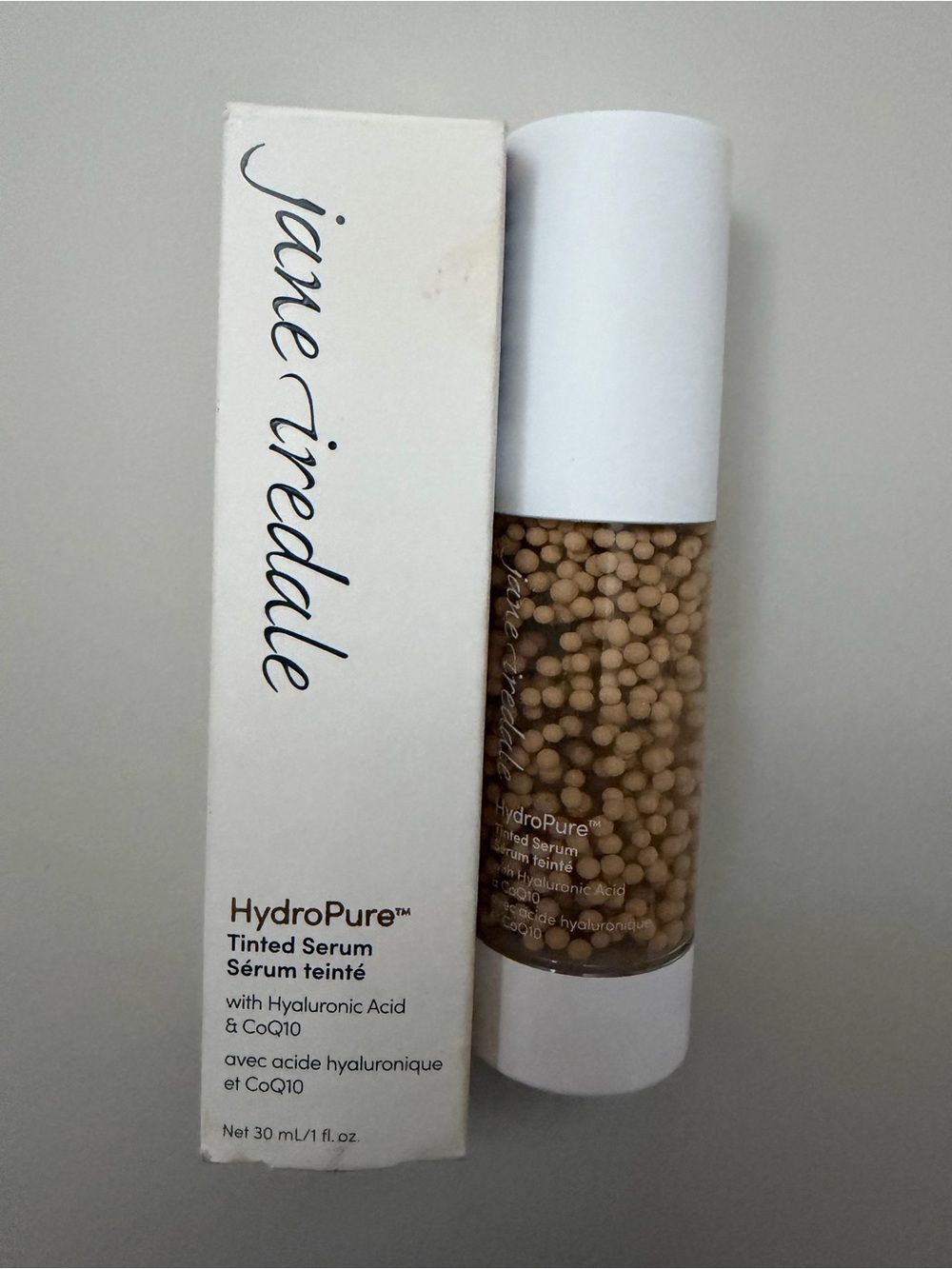 jane iredale HydroPure Tinted Serum- Light to Medium 3- Made in USA
